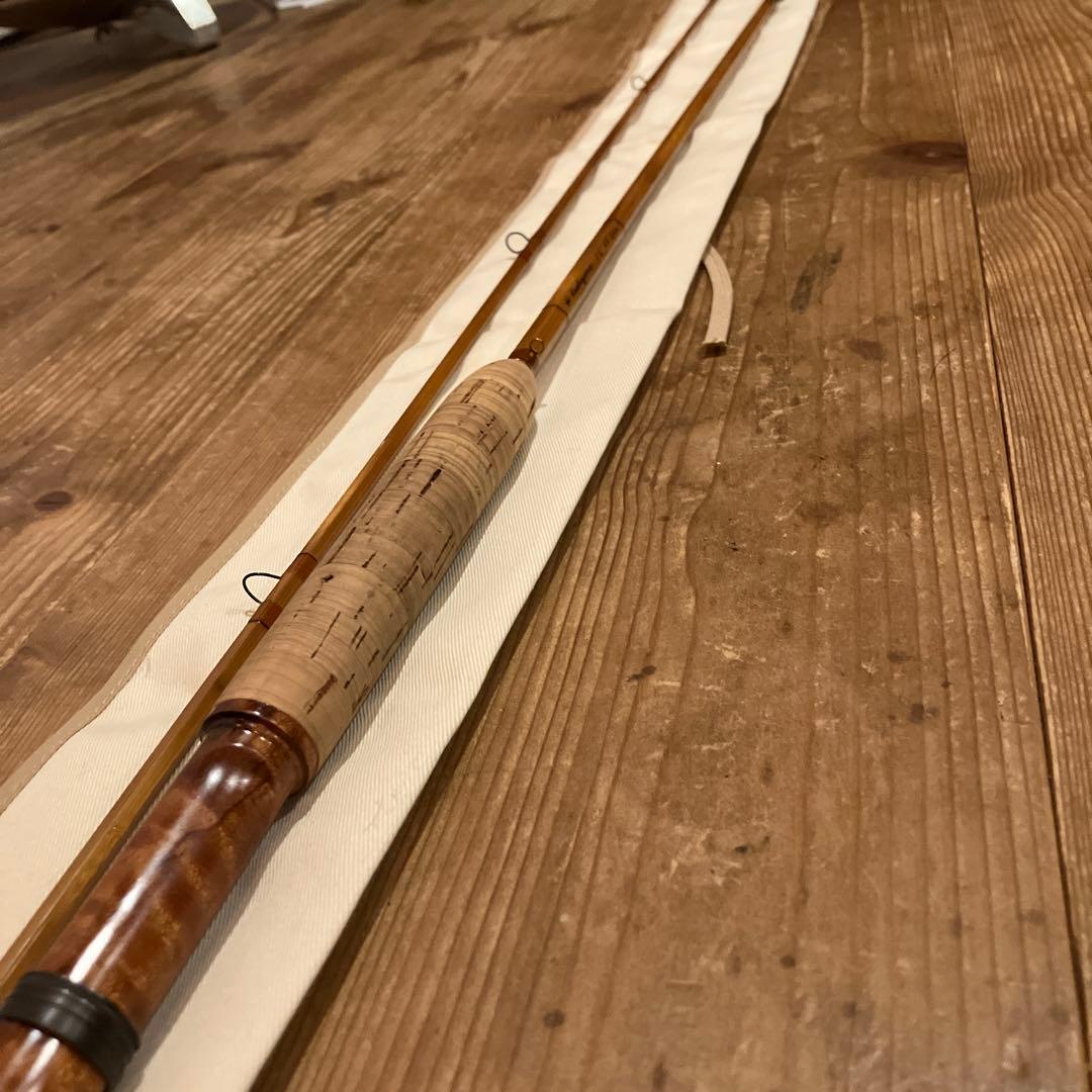 H. Kashiyama 7'6\" フライバンブーロッド #4ライン
