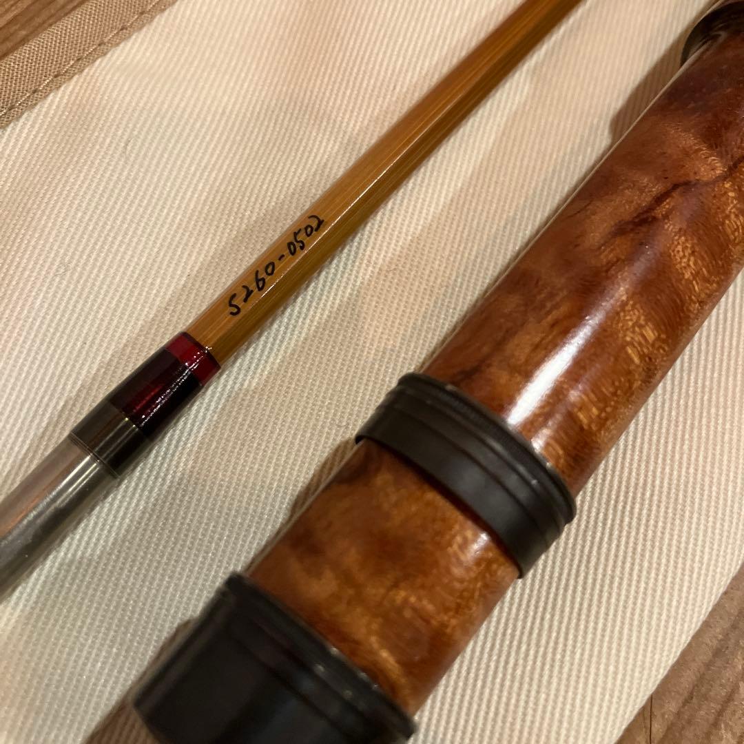 H. Kashiyama 7'6\" フライバンブーロッド #4ライン