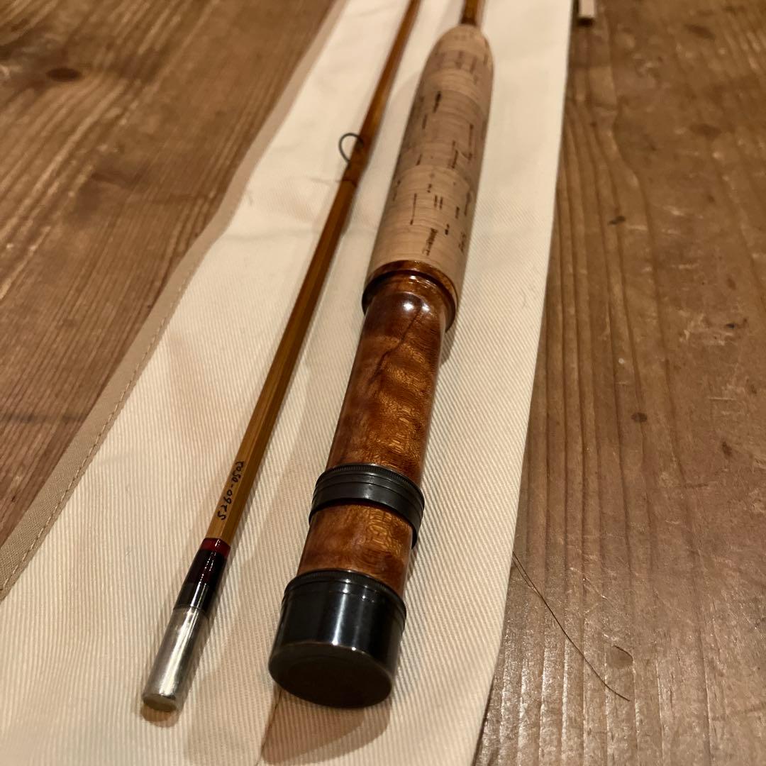 H. Kashiyama 7'6\" フライバンブーロッド #4ライン