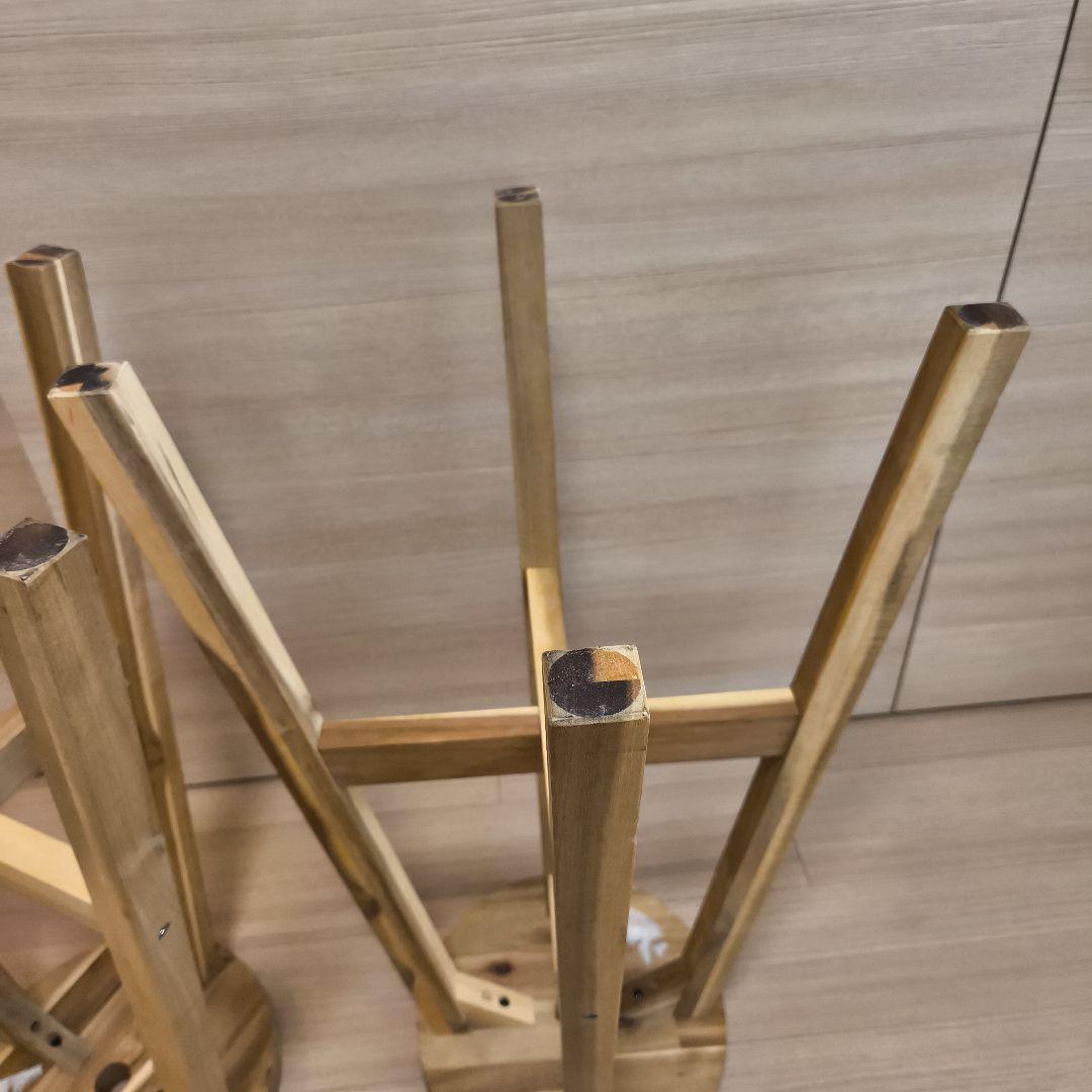 IKEA SKOGSTA ハイスツール　カウンターチェア　2脚セット