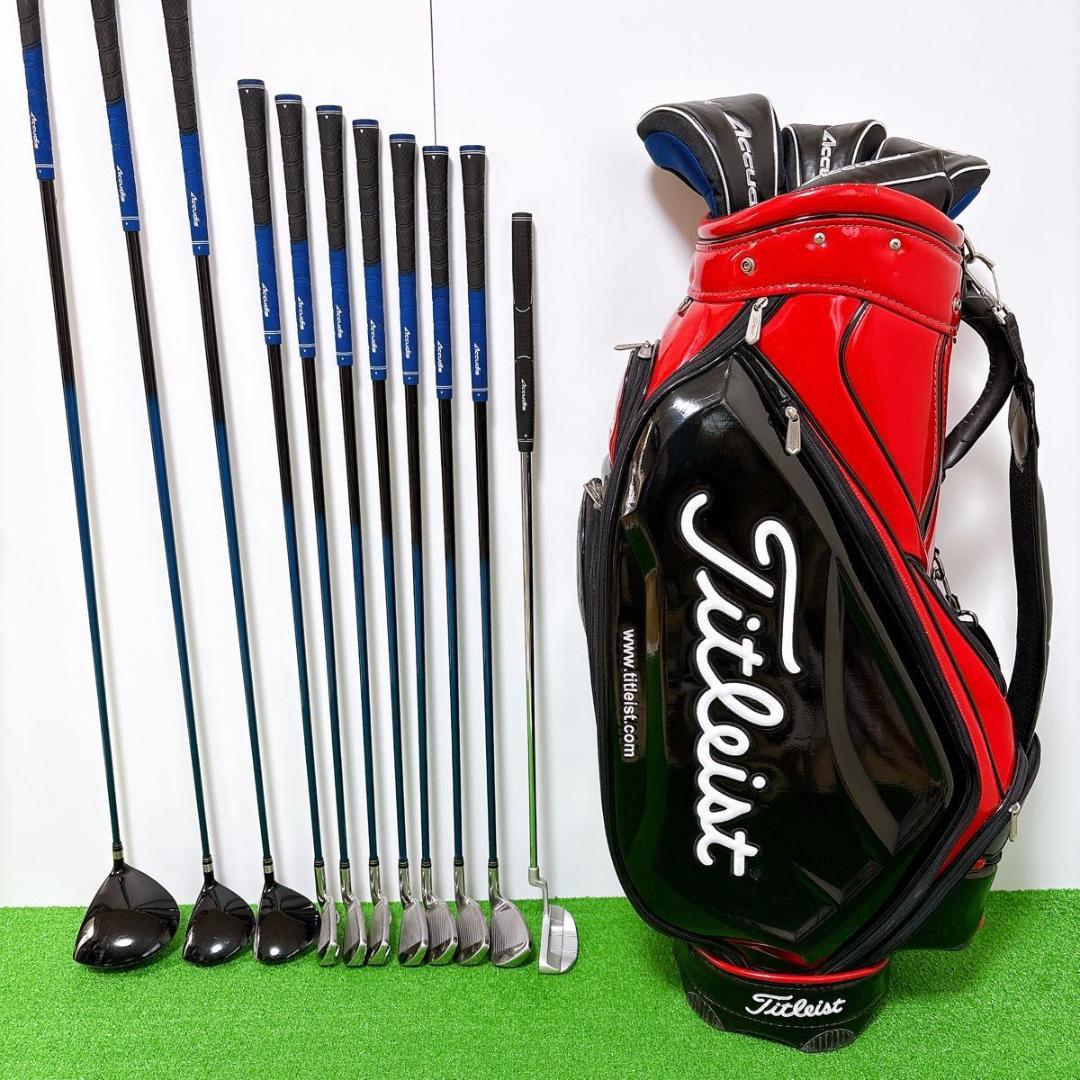 良品 レフティ　Accudis メンズ　ゴルフ 11本 セット R 初心者