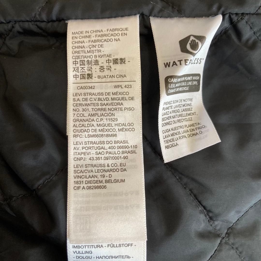 リーバイス デニム ボンバージャケット フェード ブラック L