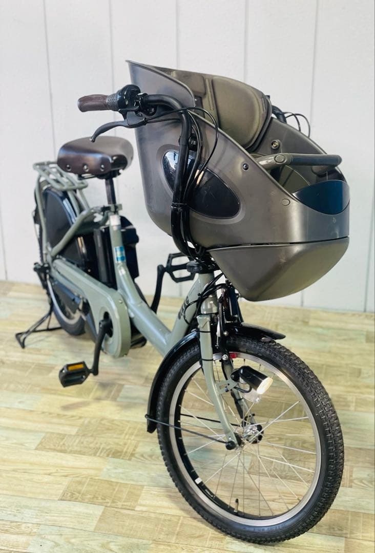 3061ブリヂストン8.7アンペア3人乗り対応子供乗せ　電動アシスト自転車