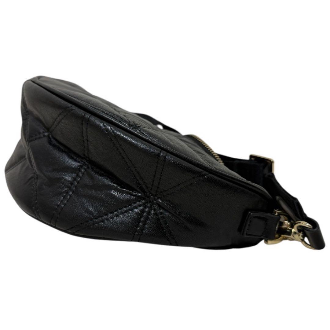 SNIDEL マルチウェイムーンバック　合皮ブラック