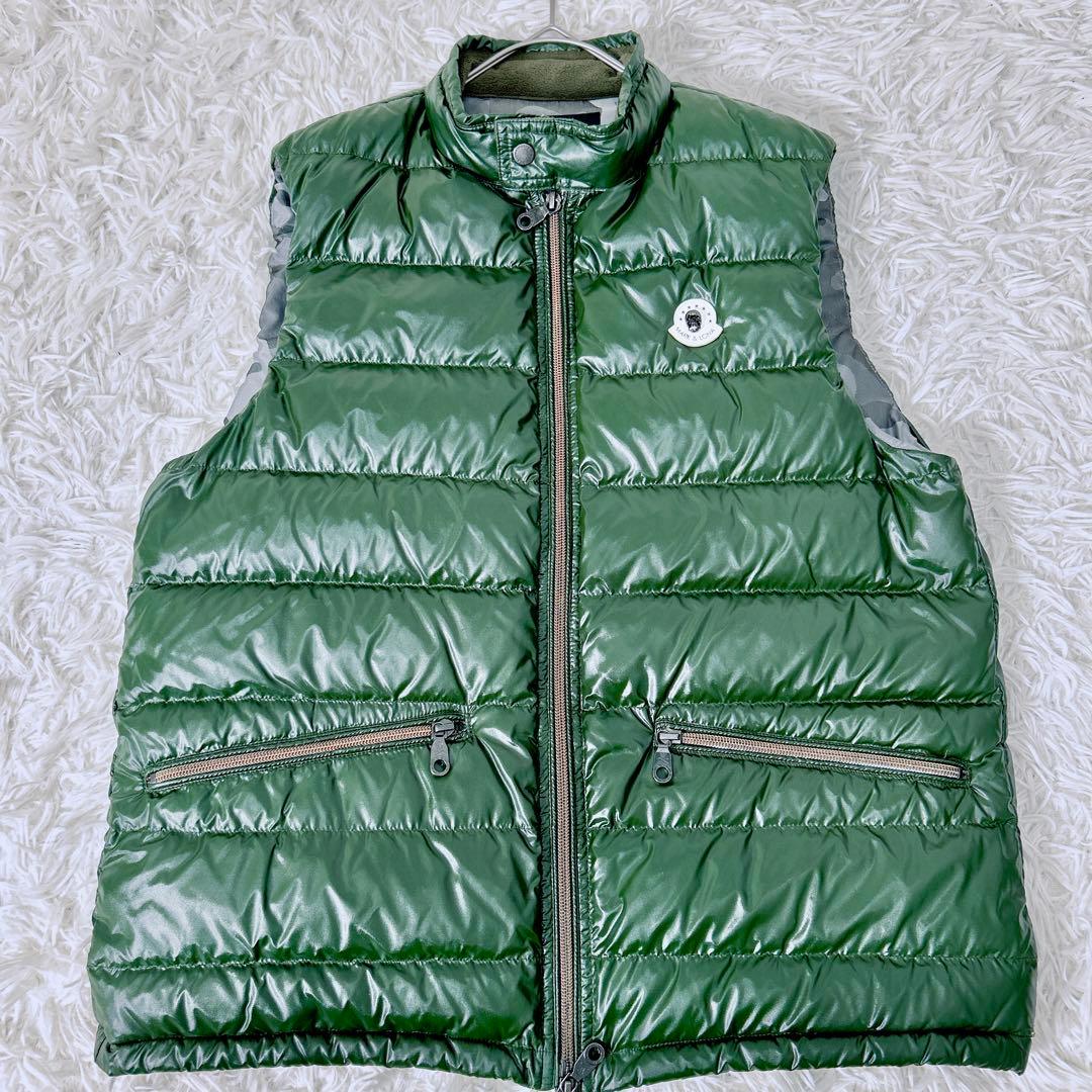 [希少　極美品] MARK&LONA ダウンベスト グリーン ゴルフカモフラ