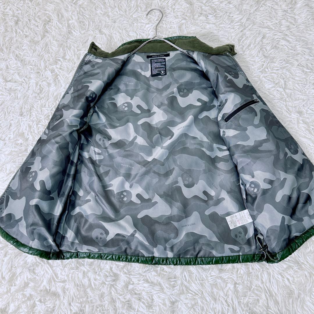[希少　極美品] MARK&LONA ダウンベスト グリーン ゴルフカモフラ
