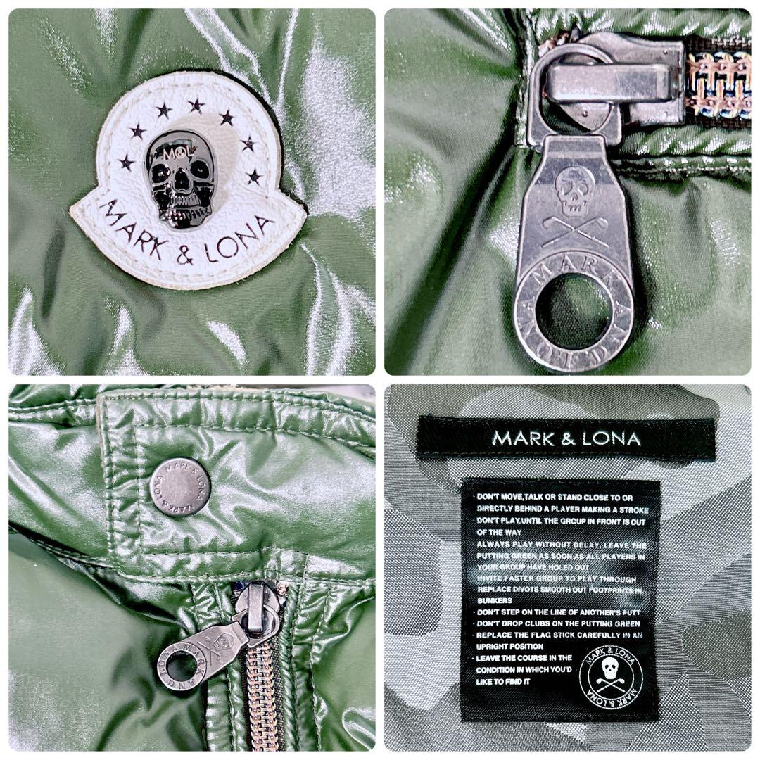 [希少　極美品] MARK&LONA ダウンベスト グリーン ゴルフカモフラ
