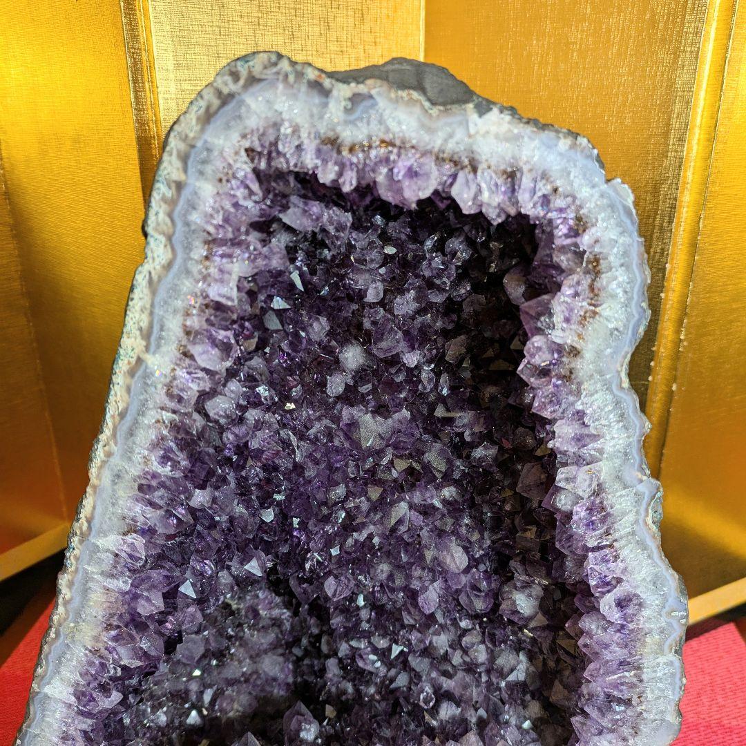 【ガネーシャ】アメジストドーム 10.8㌔ 鑑賞石 観賞石 水石 盆石