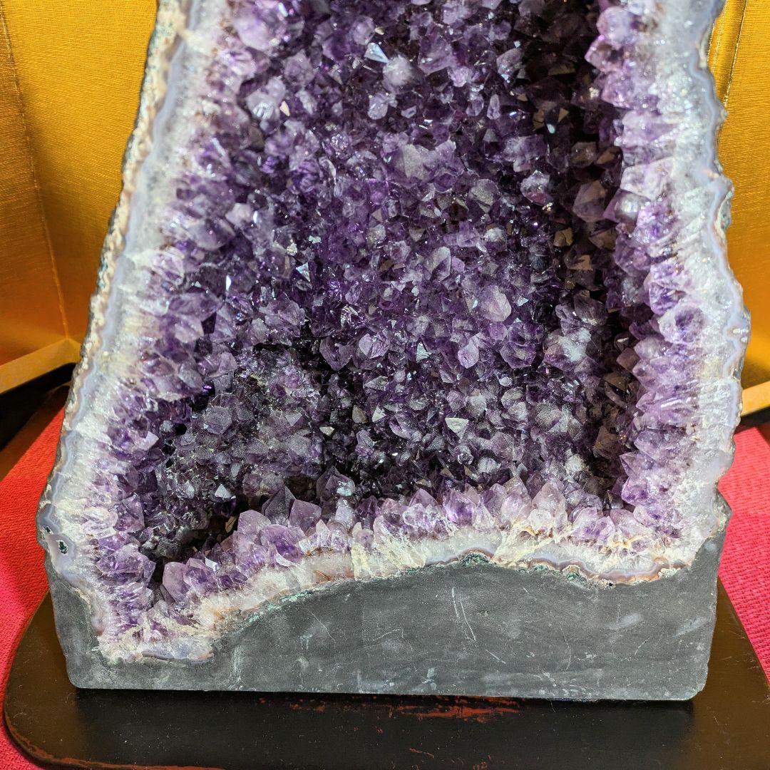 【ガネーシャ】アメジストドーム 10.8㌔ 鑑賞石 観賞石 水石 盆石