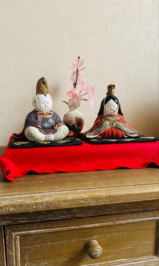 御所人形　親王飾り　お内裏様　お雛様　アンティーク　骨董品　値下げ応相談