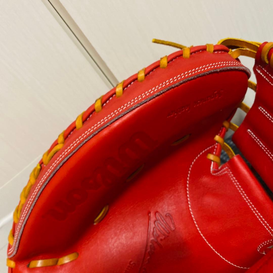 新品 Wilson キャッチャーミット 硬式用捕手 右投用 野球グローブ