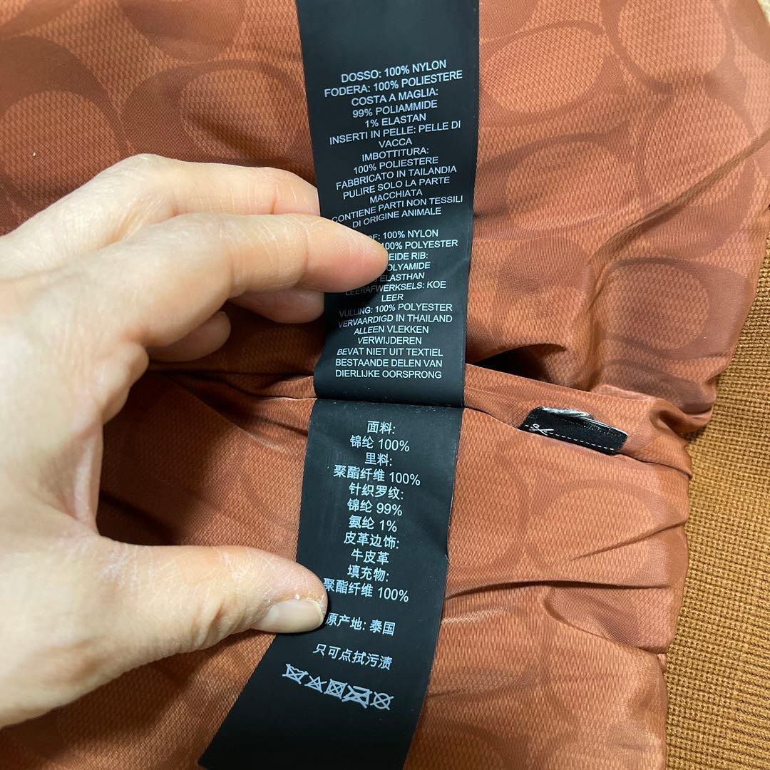 COACH MA-1スタイルジャケット ネイビー