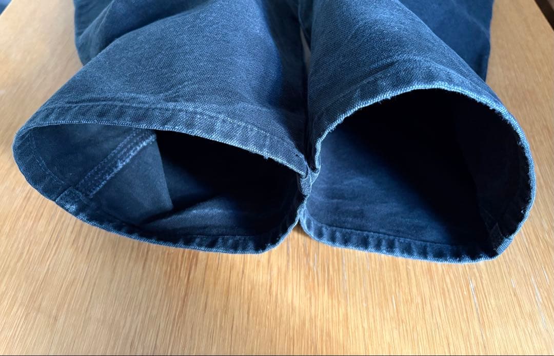 Carharttダブルニー ブラックB136 BLK W33L32