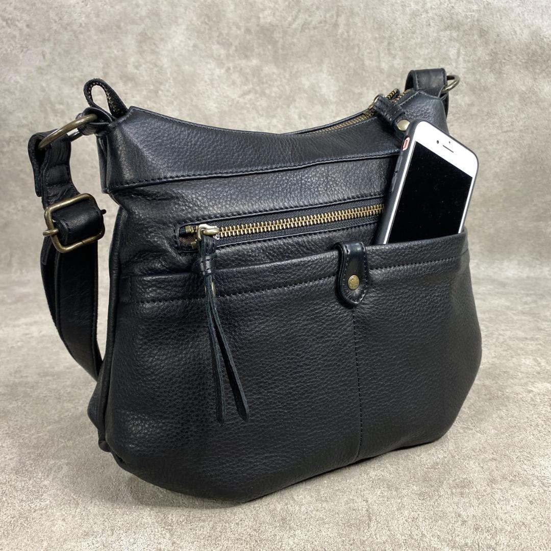 【極美品】 DAKOTA ダコタ ルーチェ 日本製 牛革 ショルダーバッグ