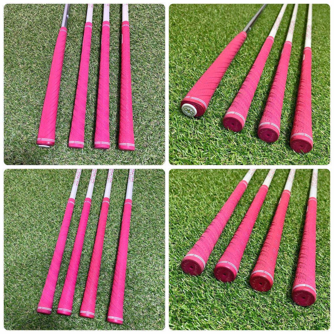 美品 これからゴルフを始める方にオススメ 可愛いレディースゴルフクラブ8本セット