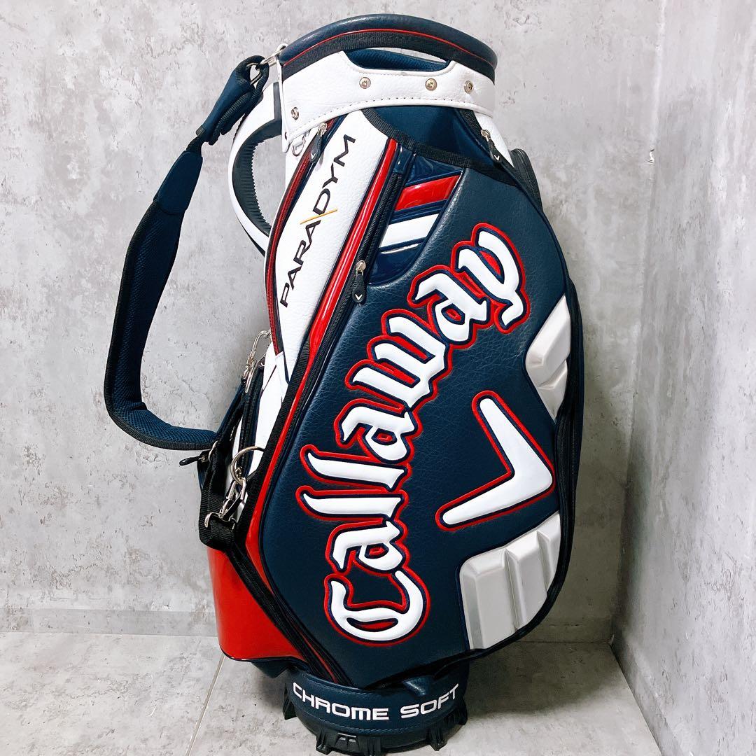 【希少】Callaway パラダイム ツアーモデル キャディバッグ トリコロール