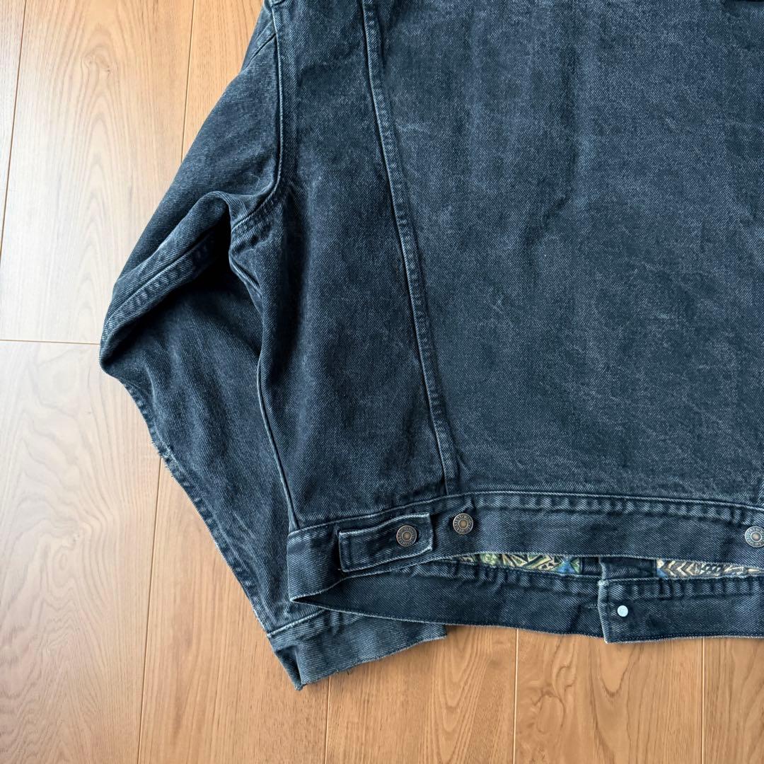 裏地◎ 90s リーバイス 70617 ブラック デニムジャケット USA製