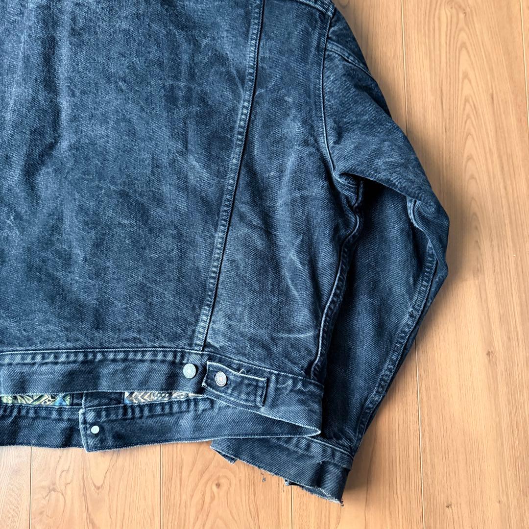 裏地◎ 90s リーバイス 70617 ブラック デニムジャケット USA製