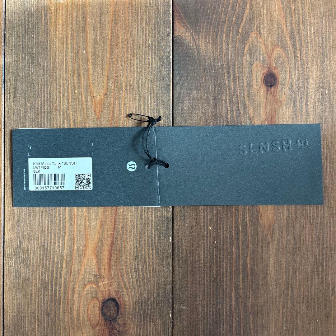 lululemon SLNSH メッシュタンクトップ　ブラック新春お値下げ♡