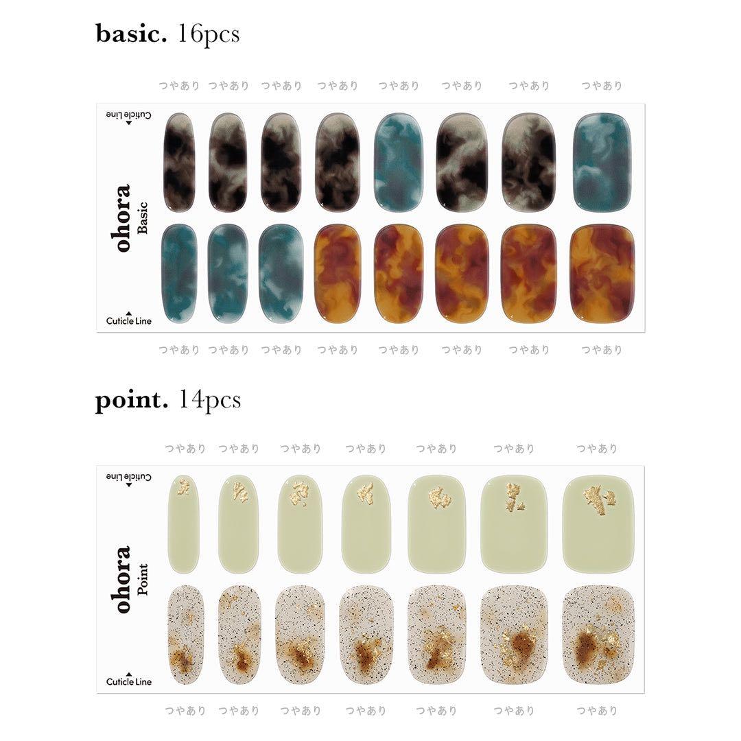 ohora ジェルネイルシール 4デザインセット