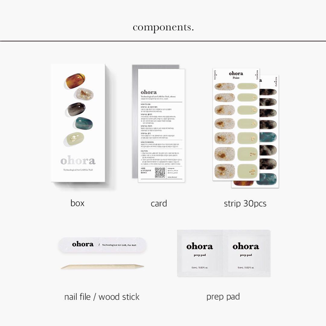 ohora ジェルネイルシール 4デザインセット