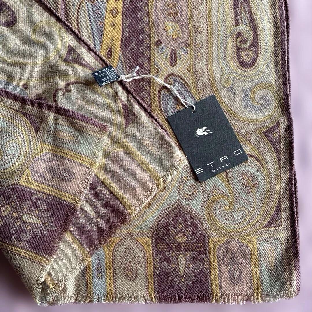 ETRO ペイズリー柄ストール/マフラー　未使用品　新品タグ付き　ユニセックス