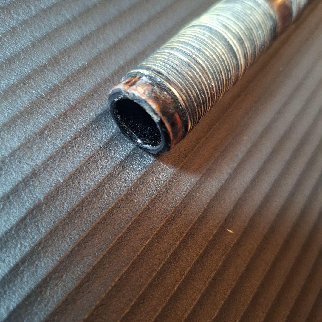 篠笛　古典調　7穴　五本調子　天地籐巻き　煤竹風仕上げ