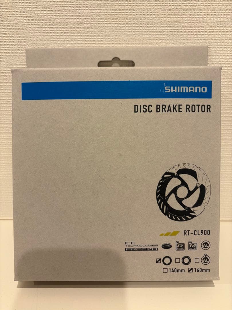SHIMANORT-CL900ディスクブレーキローター 160、140mmセット