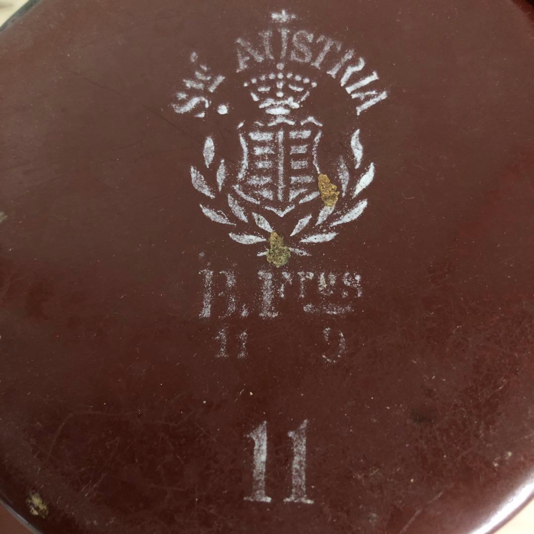 BF社アンティークホーローキャニスターセット 1900年初頭製BB社