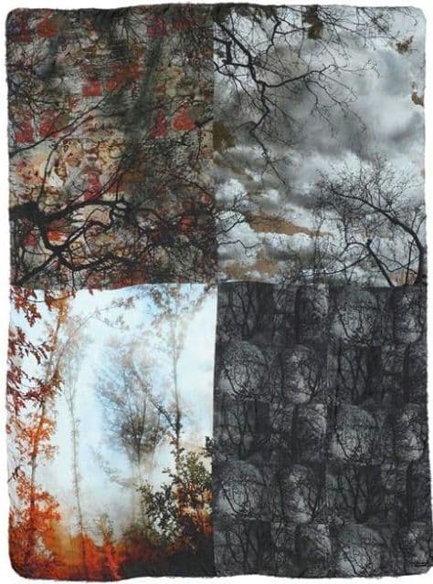 ファリエロ サルティ　Faliero Sarti　ストール 森林柄