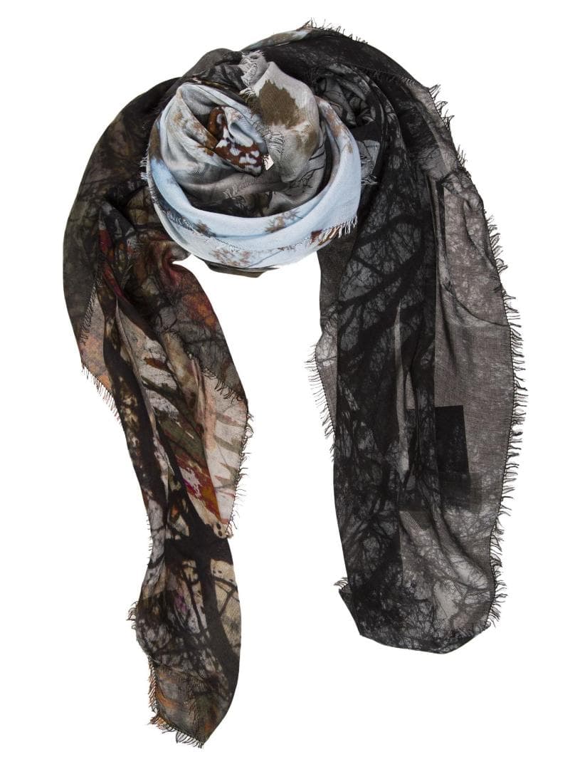 ファリエロ サルティ　Faliero Sarti　ストール 森林柄