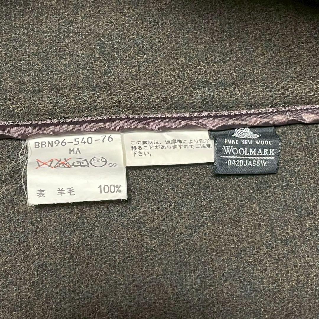 美品 超希少 バーバリー ムーアブルック ヘリンボーン ダッフルコート