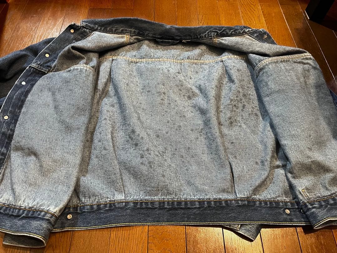【1/20終了】Levi's デニムジャケット BIG「E」 韓国 y2k