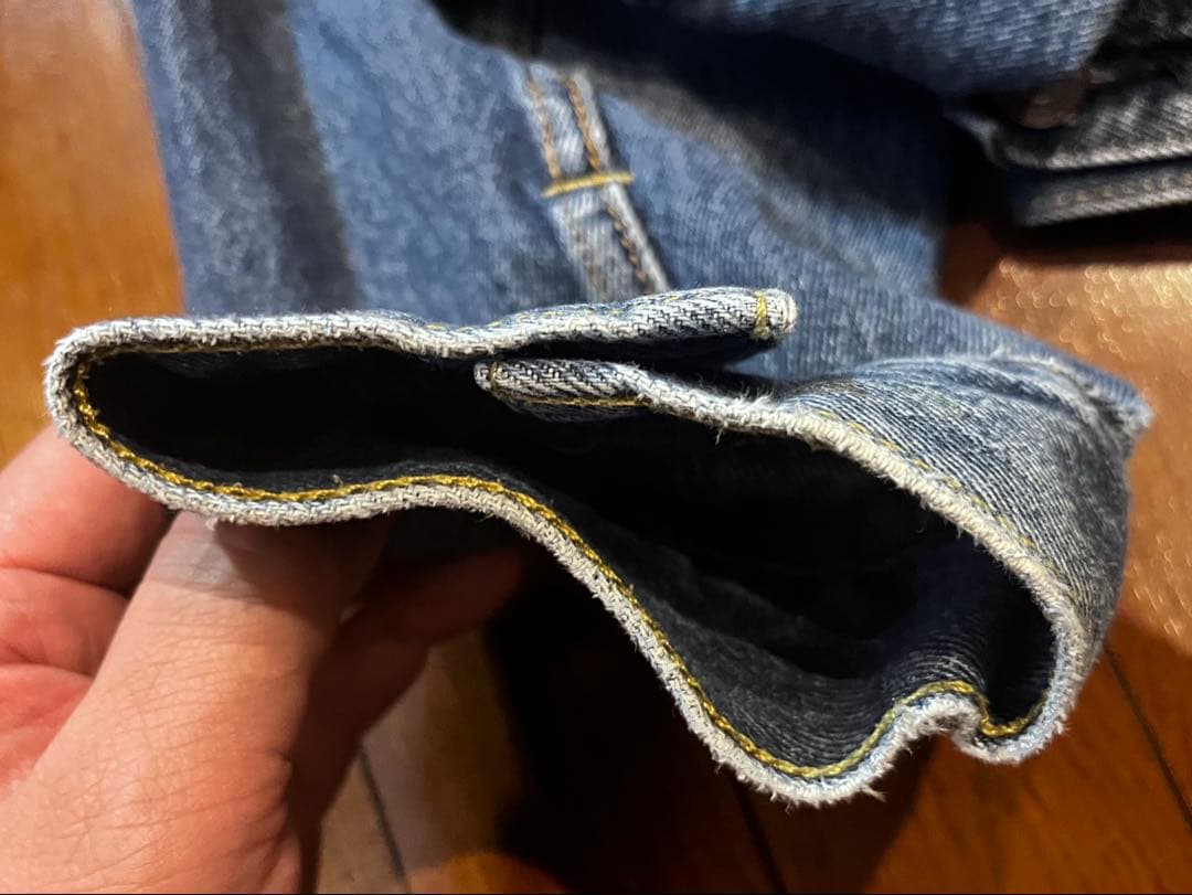 【1/20終了】Levi's デニムジャケット BIG「E」 韓国 y2k