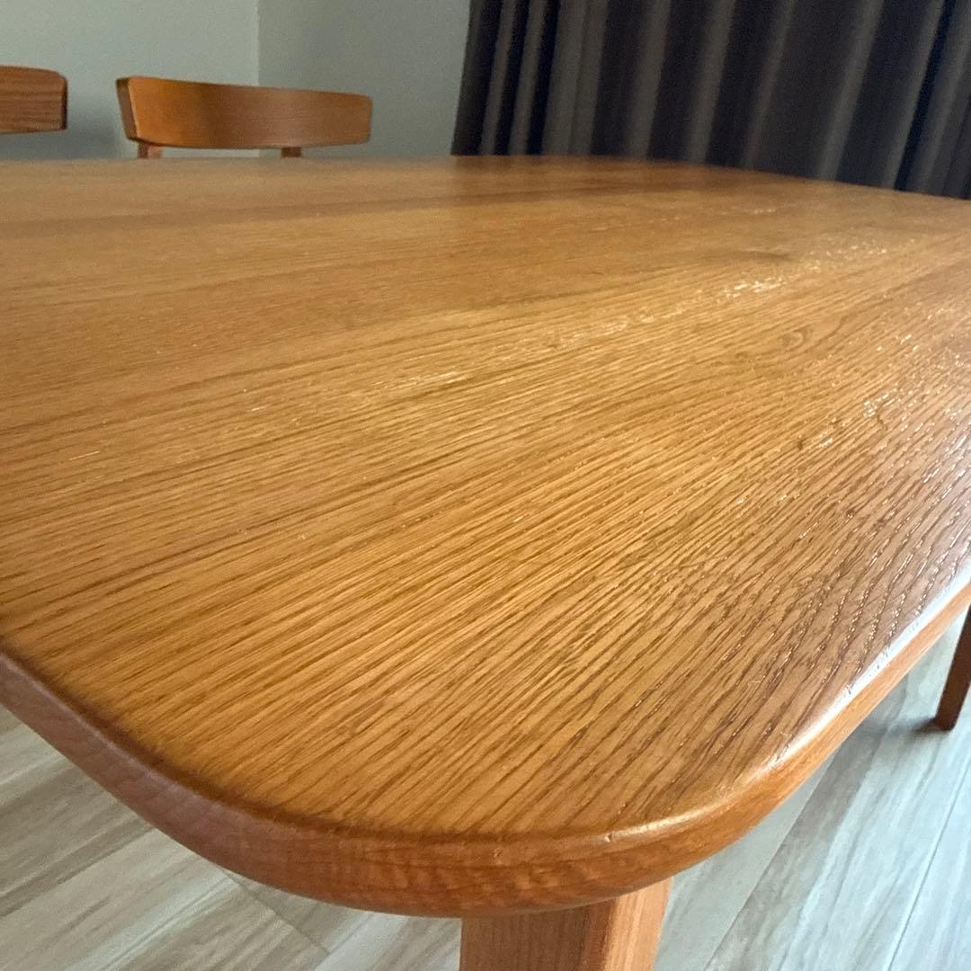 美品】unico tove ダイニングテーブル1400 - メルカリ