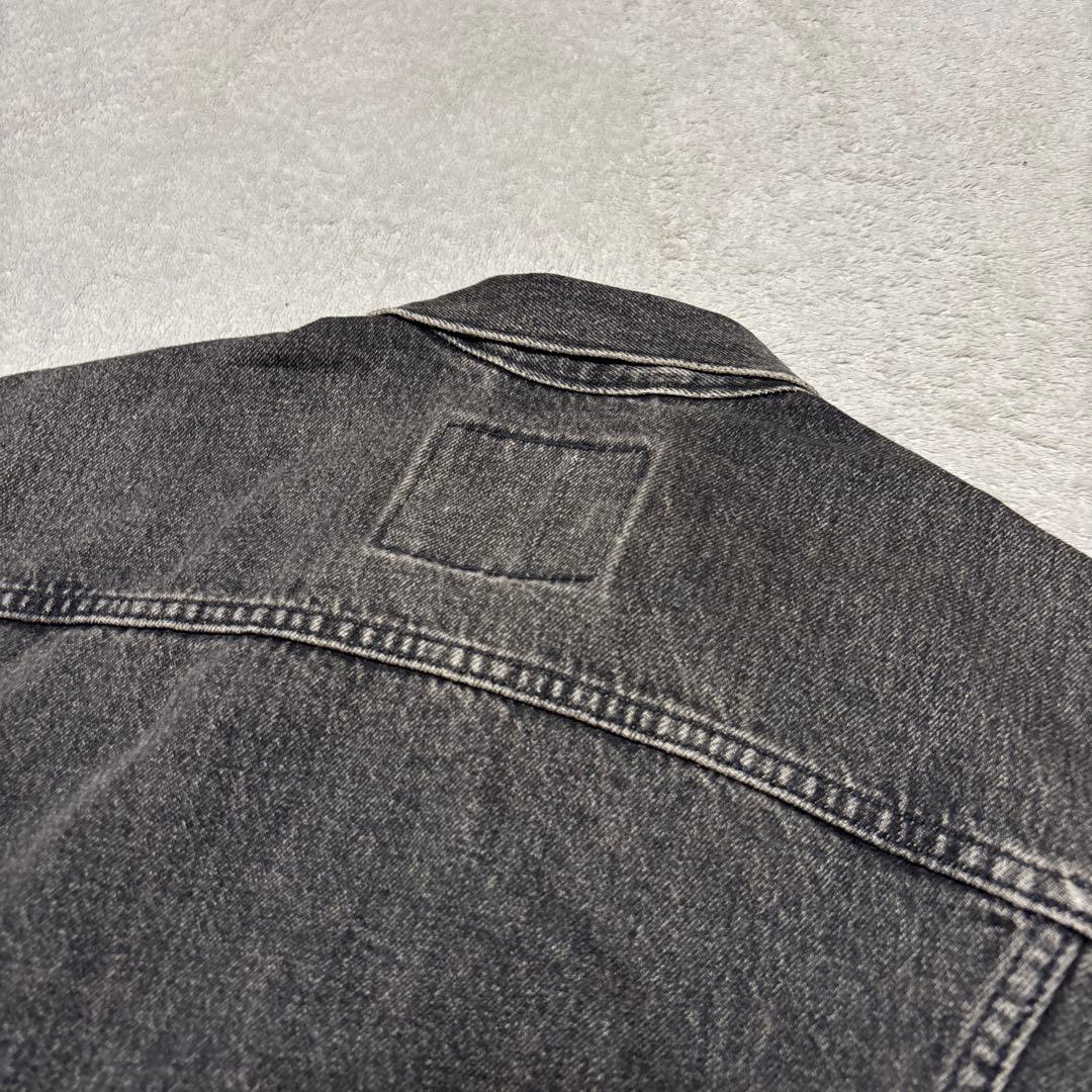 未使用級✨L リーバイス 72334先染めブラック デニムジャケット70506型