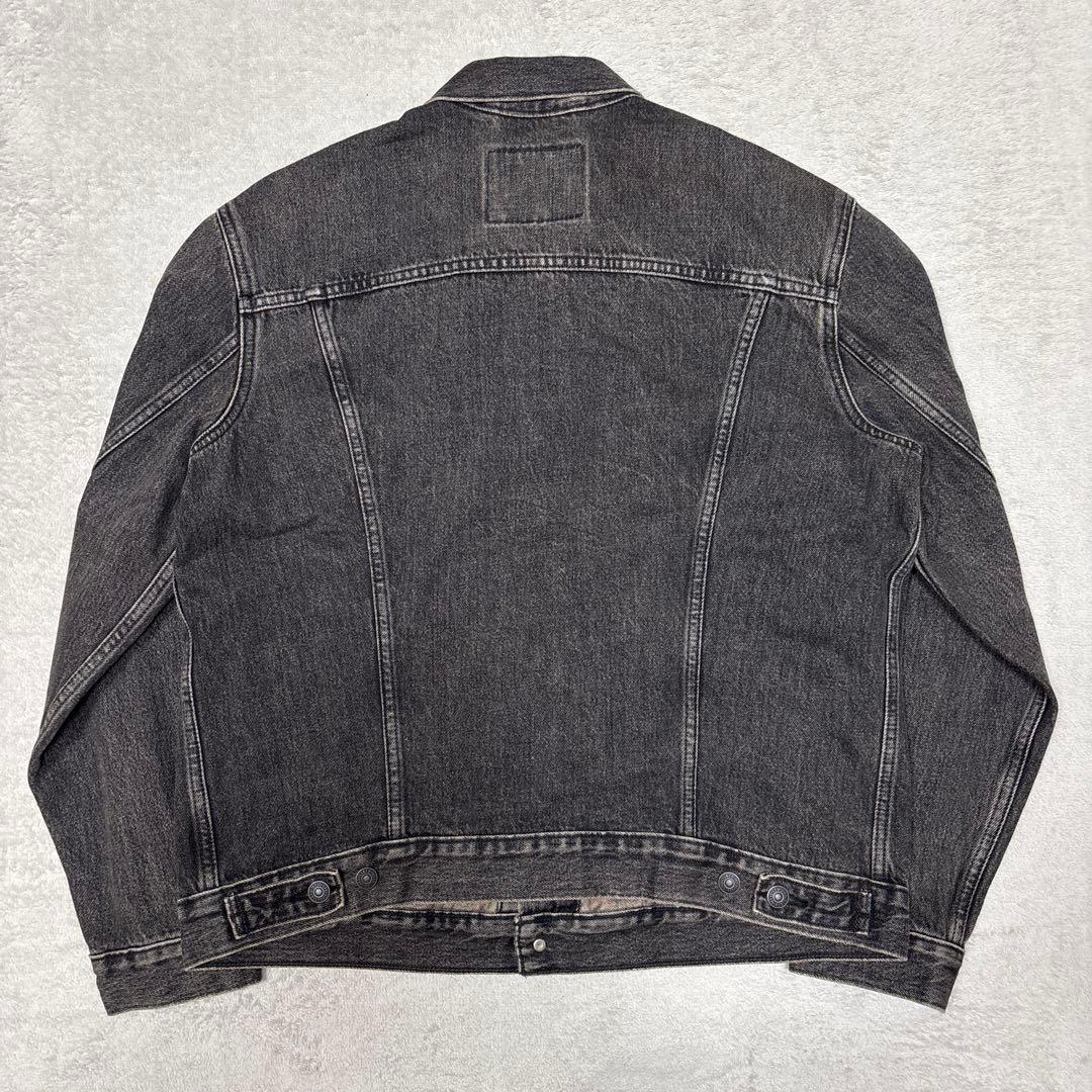 未使用級✨L リーバイス 72334先染めブラック デニムジャケット70506型