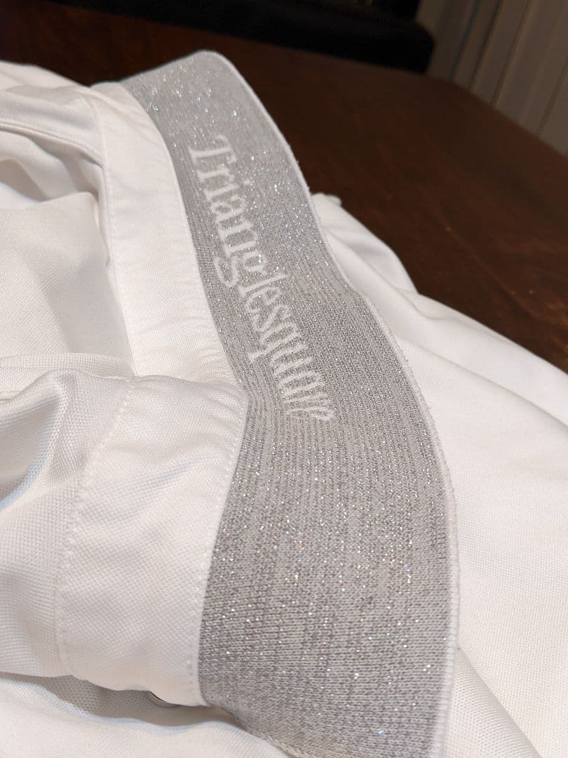 トライアングルスクエア　MARK&LONA　スカル長袖　ポロシャツ　ゴルフウェア