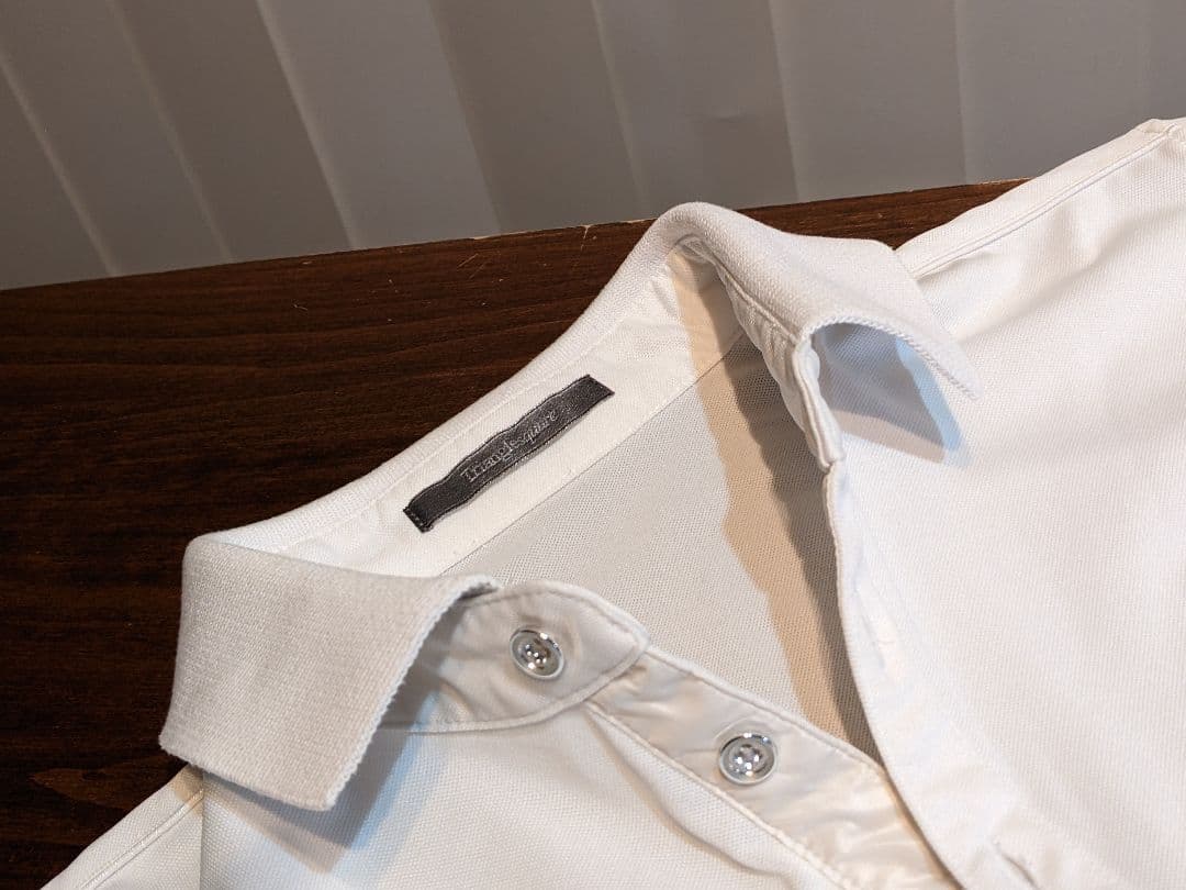 トライアングルスクエア　MARK&LONA　スカル長袖　ポロシャツ　ゴルフウェア