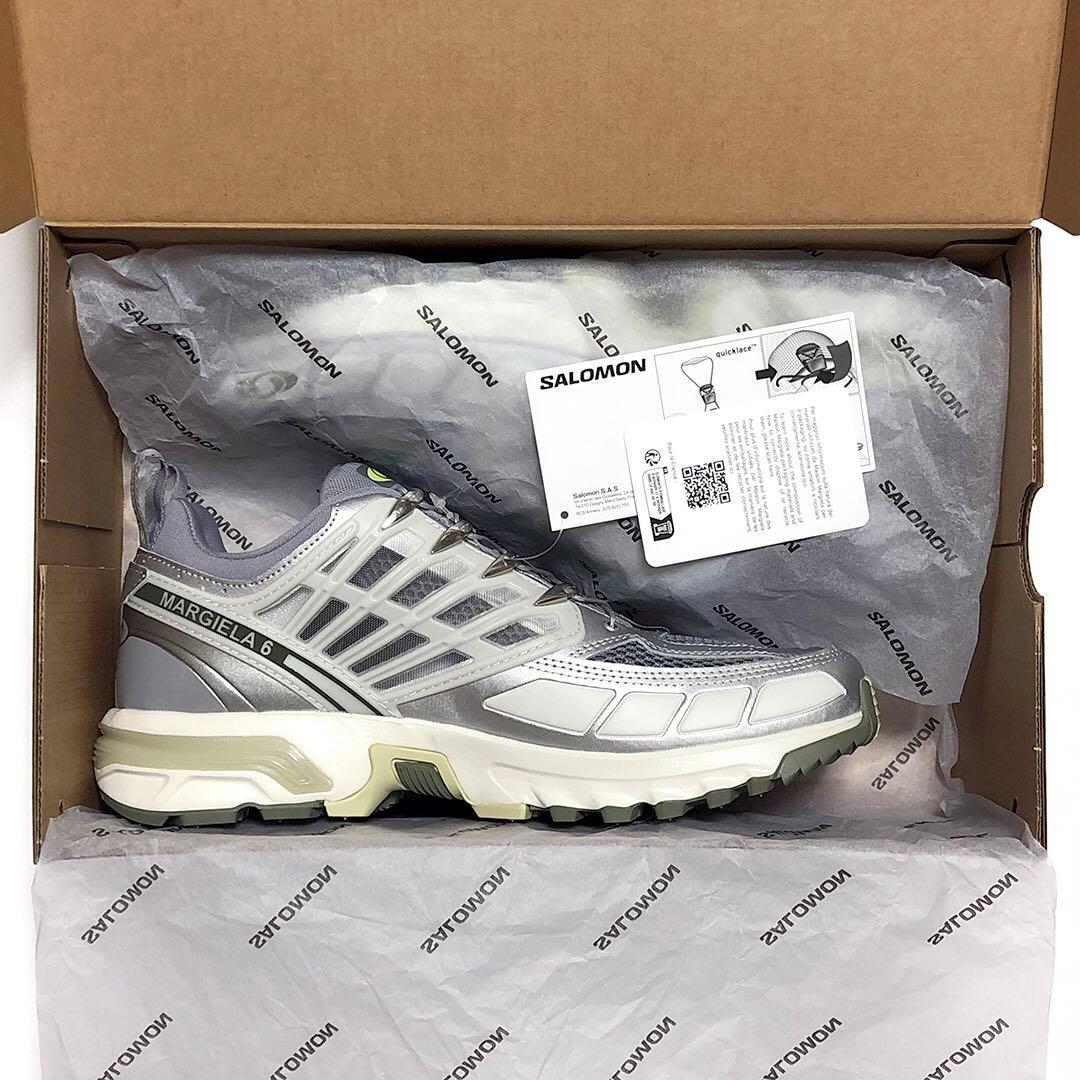 【新品未使用】MM6 メゾンマルジェラ×サロモン ACS PRO シルバー 24