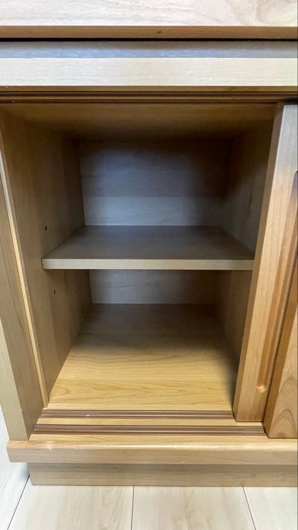 【8/26まで出品】ベルメゾン アルダー材 ハイタイプキッチンカウンター