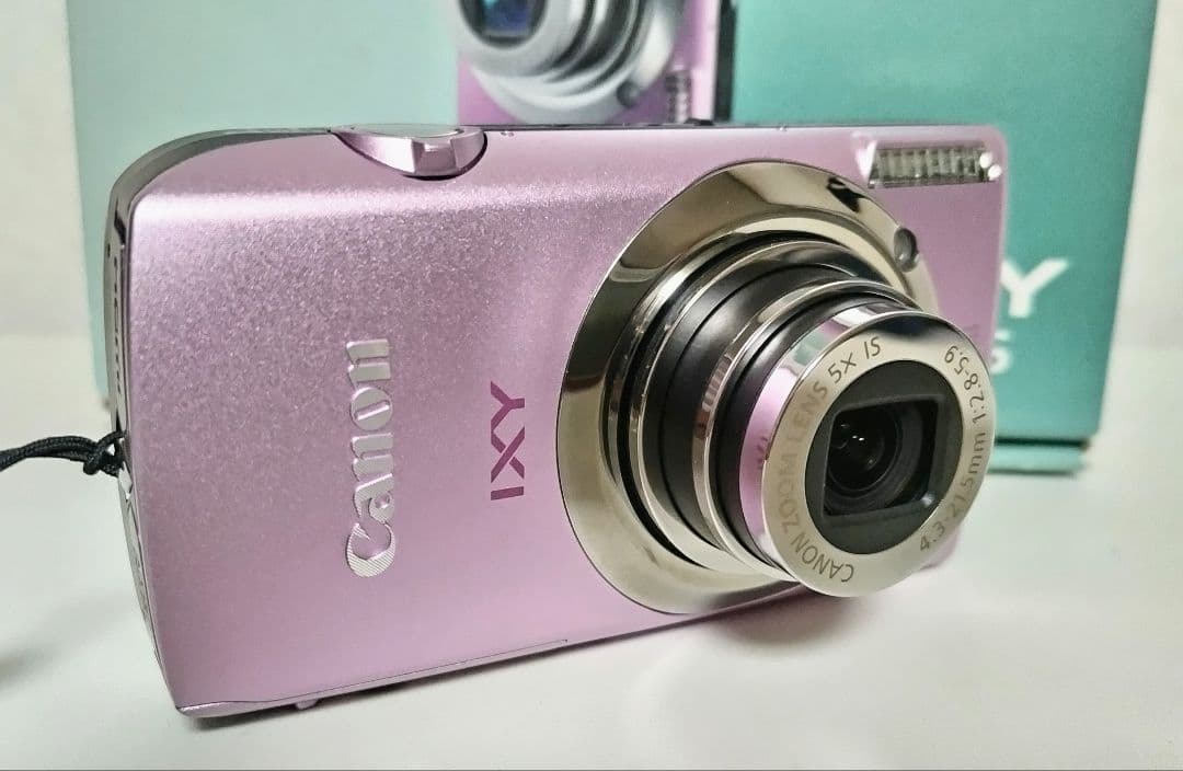 Canon IXY 10S ピンク デジタルカメラ 1410万画素 - メルカリ