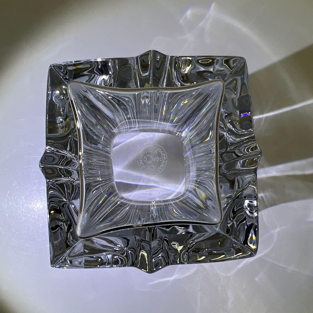 ☆洋3 バカラ 大花瓶 共箱 高さ約20㎝ 東Y7-1020④