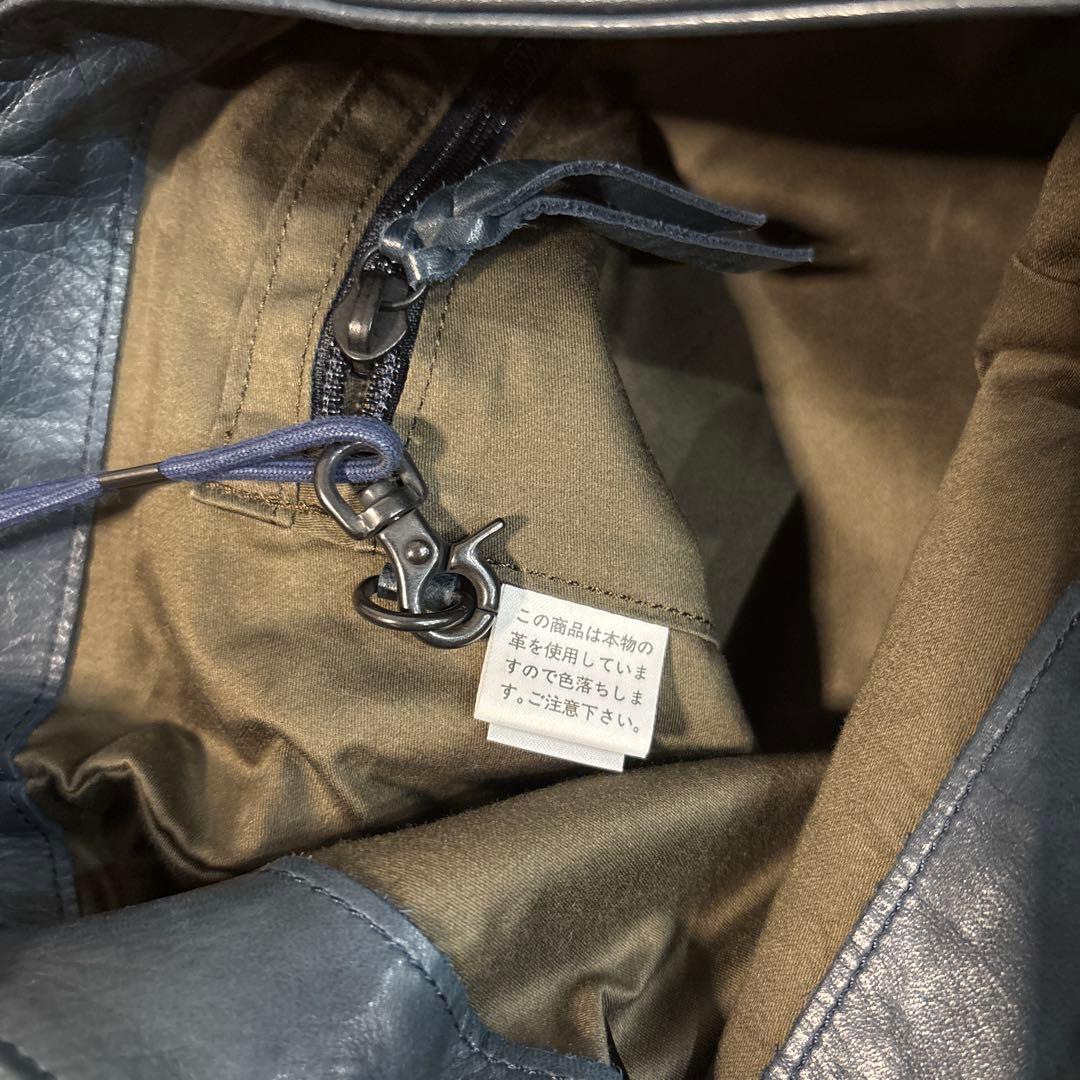 【美品】PORTER ポーター ラムレザー 本革製 ショルダーバッグ 小銭入れ付