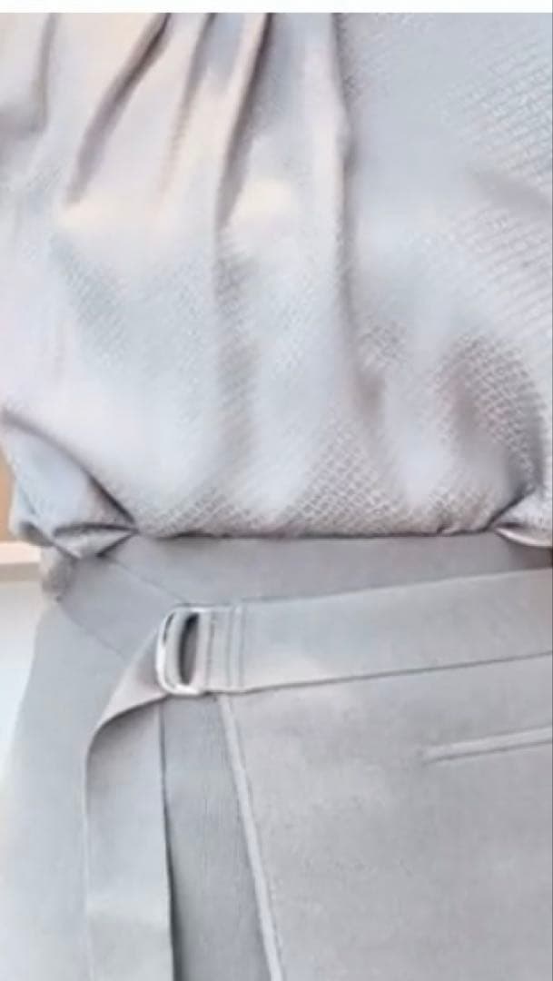 【新品】モラビト　プルミエ　ベルト付き　ロングスカート