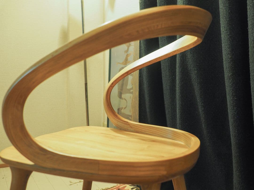 【値引中】ダイニングウェイブチェアA