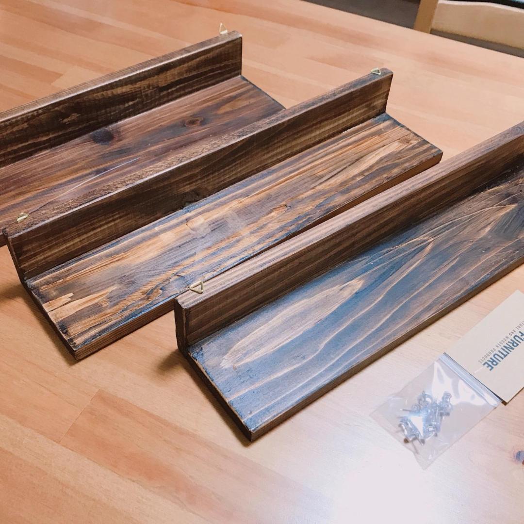 3台セット ウォールシェルフ