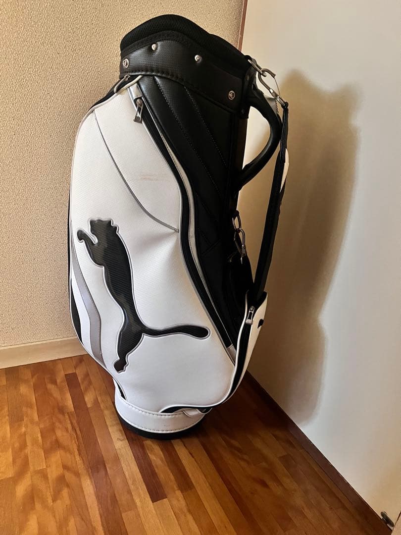 y.09019831212　Puma ゴルフバッグ ホワイト/ブラック
