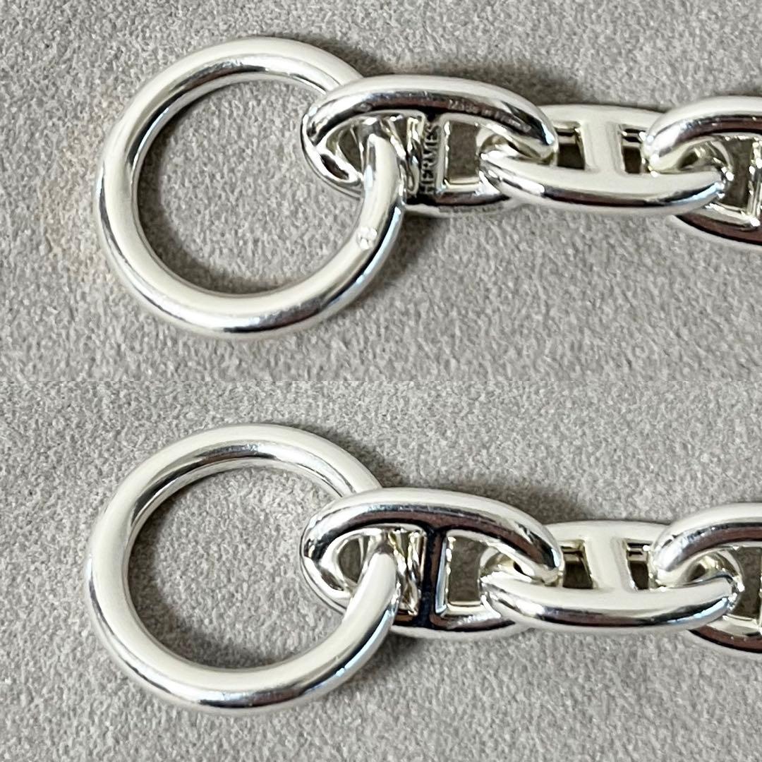 HERMES エルメス シェーヌダンクル ブレスレット MM 15 美品 保証書