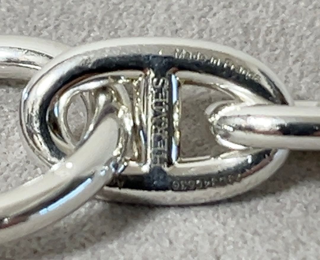 HERMES エルメス シェーヌダンクル ブレスレット MM 15 美品 保証書